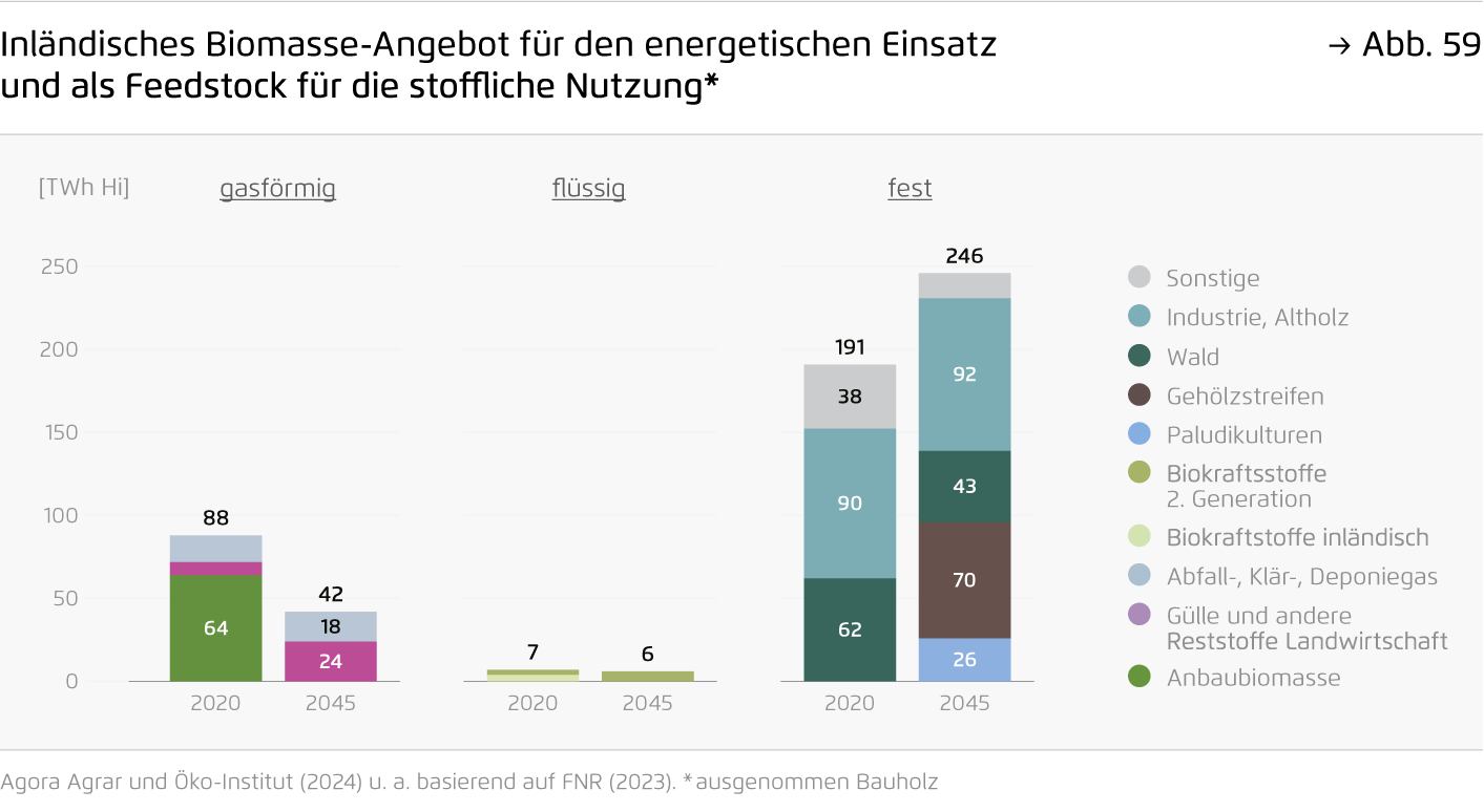 Preview for Inländisches Biomasse-Angebot für den energetischen Einsatz und als Feedstock für die stoffliche Nutzung